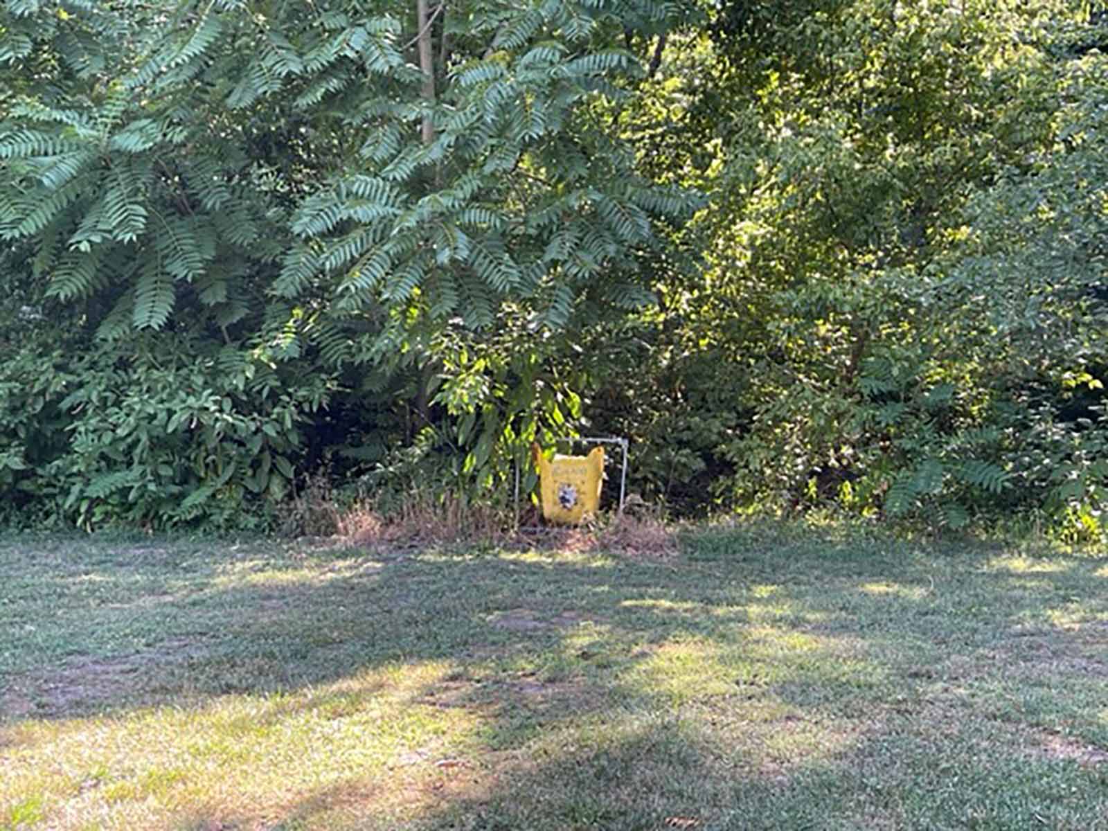 bag target at the archery range