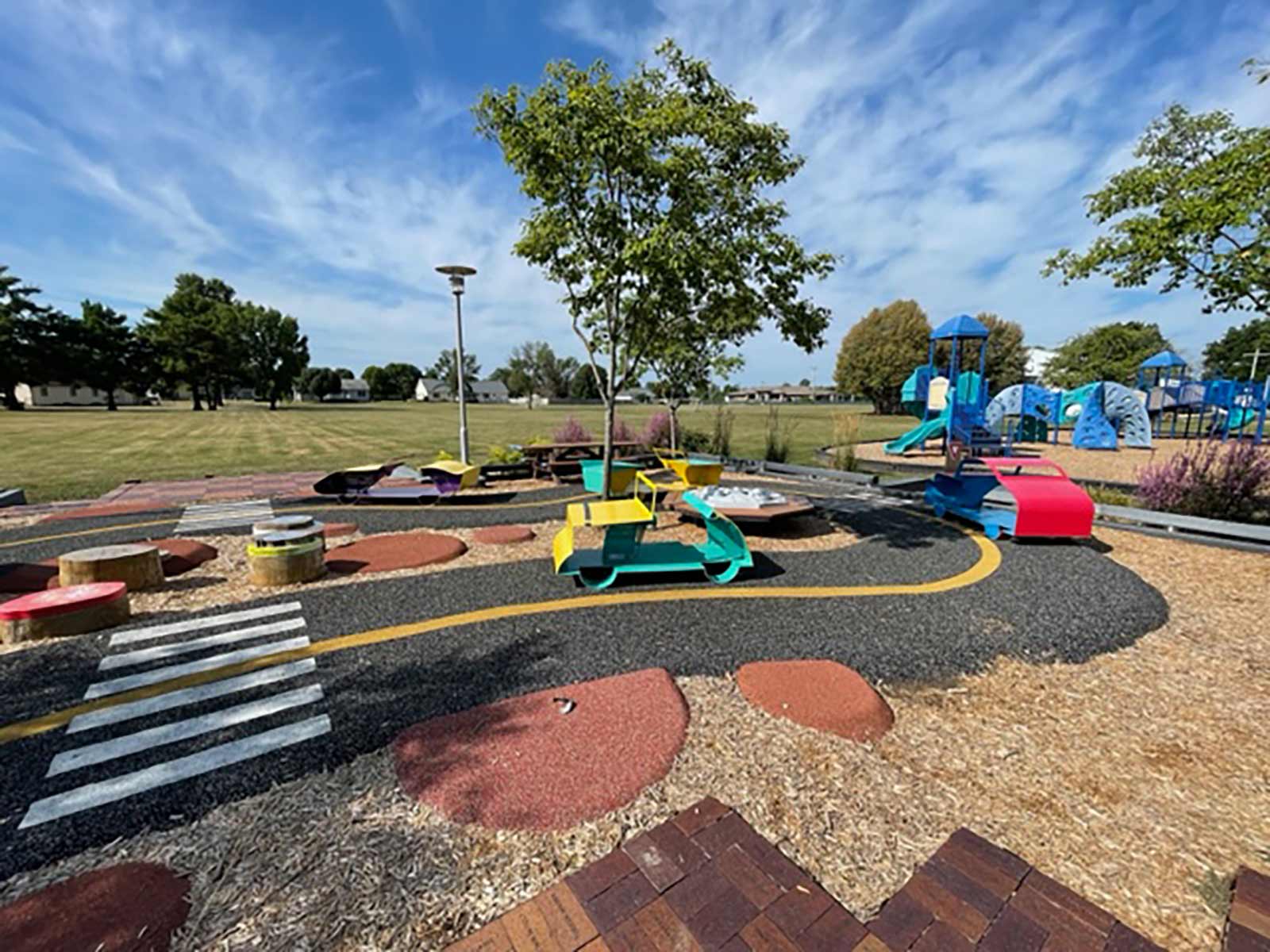 view one of playground equipment at Davis Park