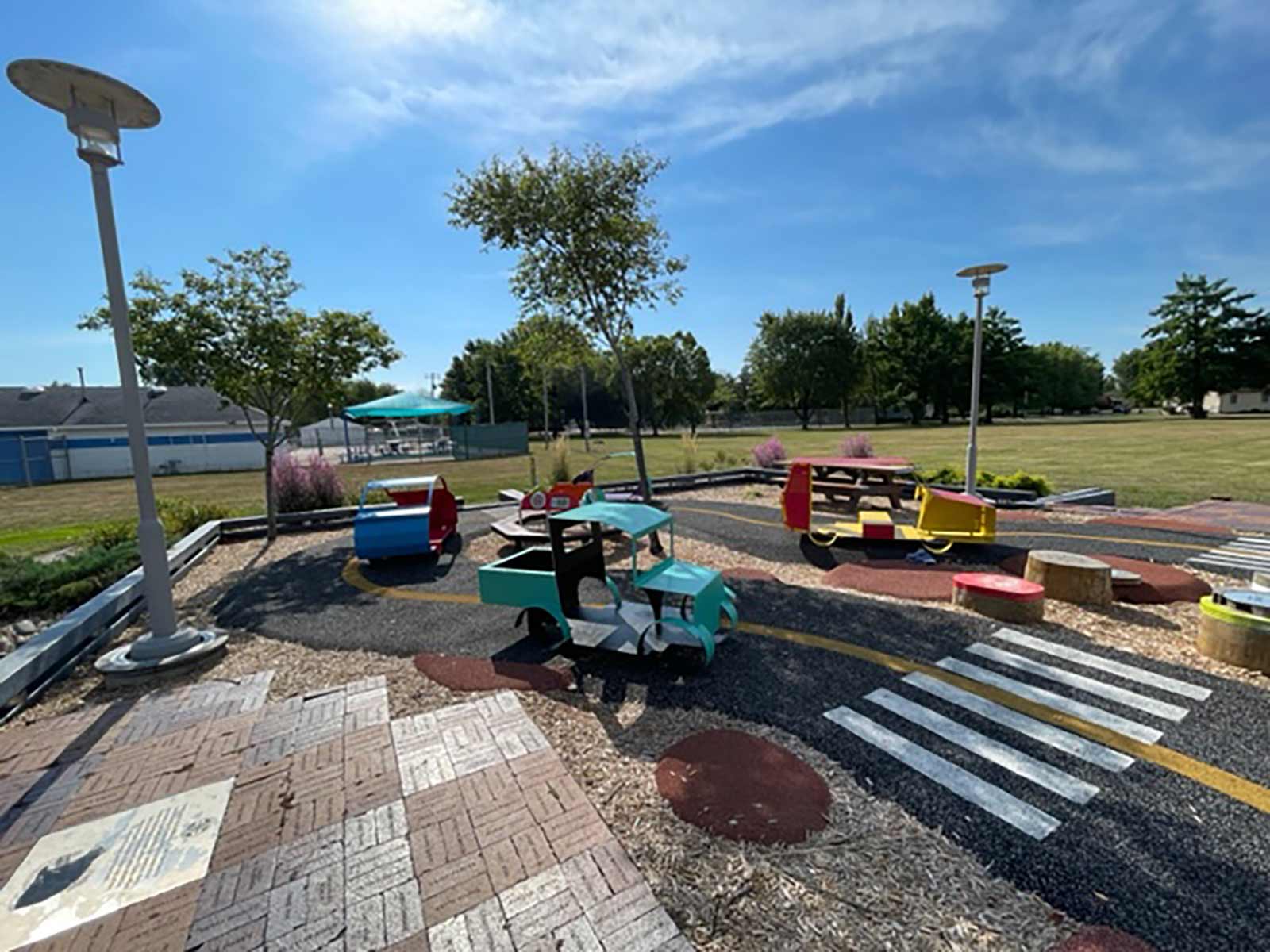 view two of playground equipment at Davis Park