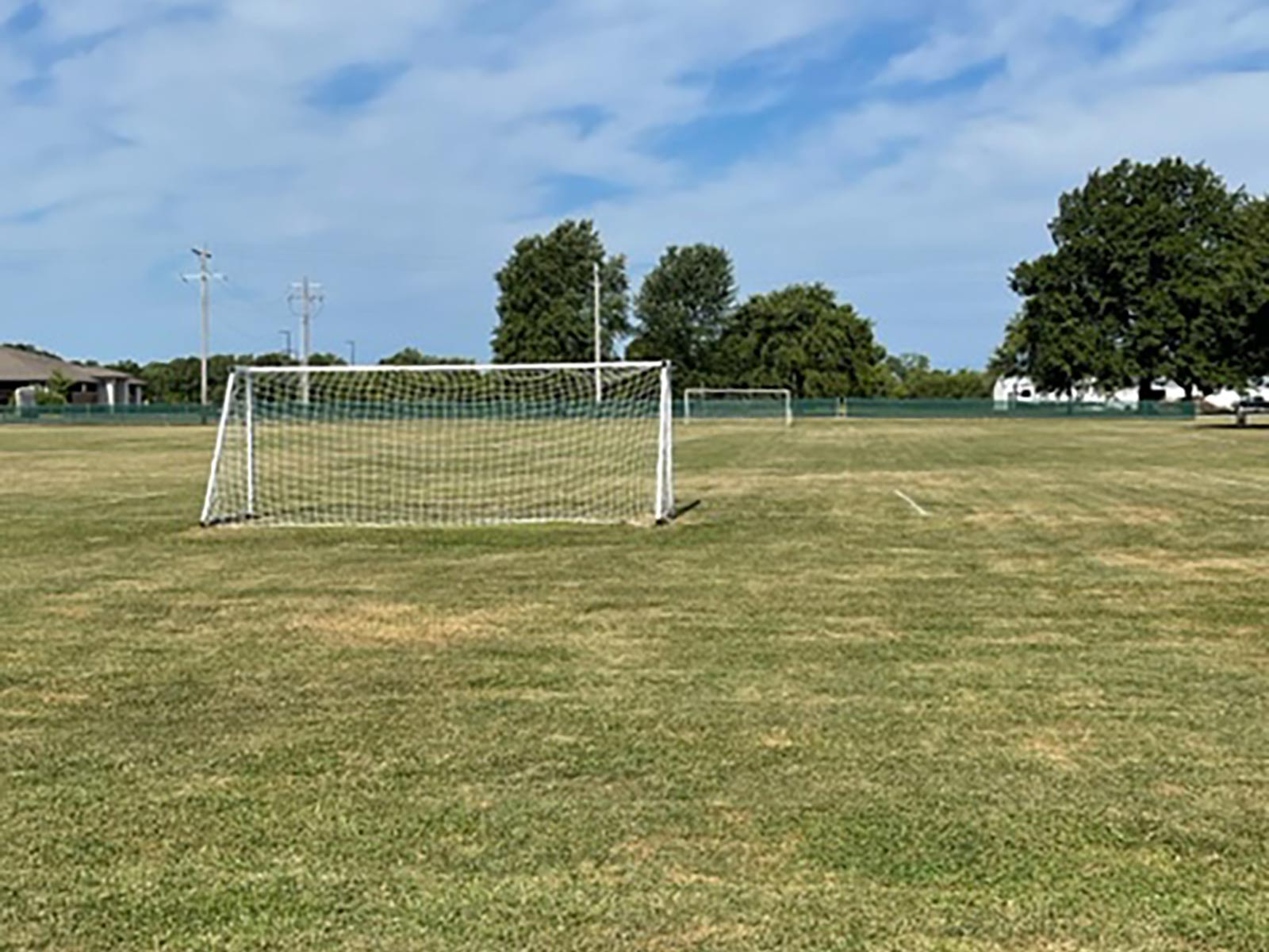 soccer field at Davis Park