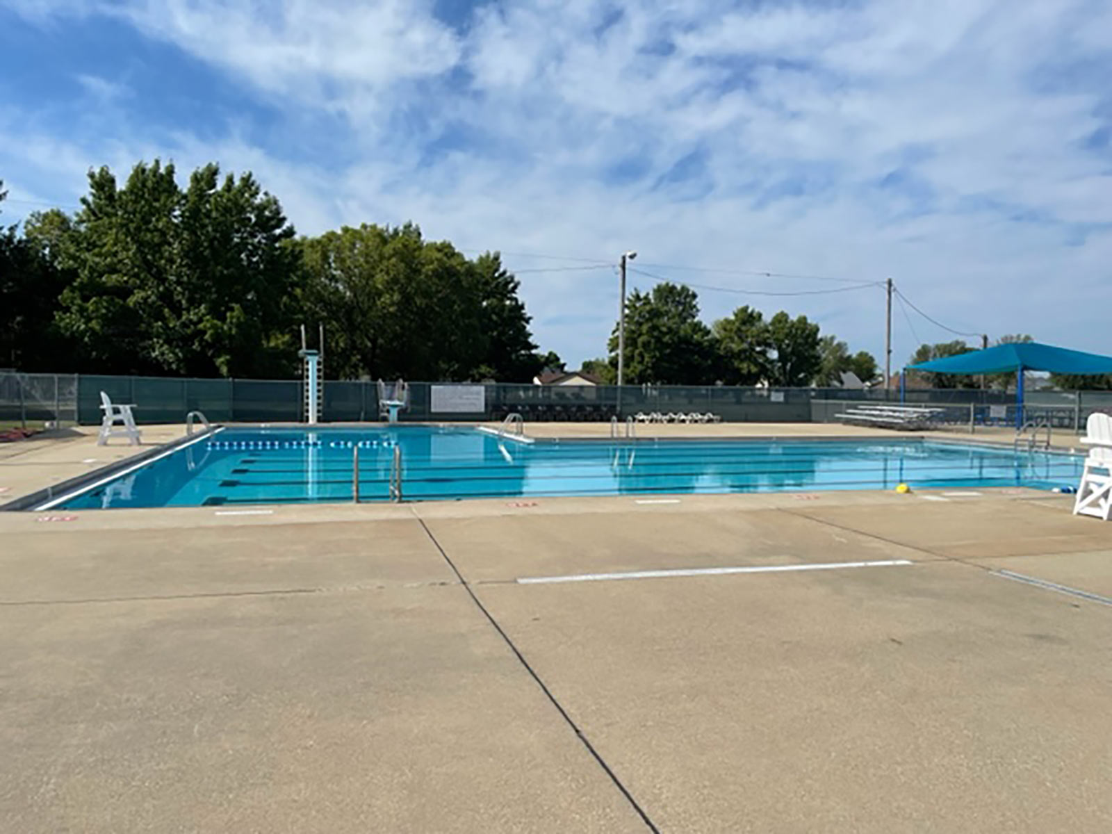 view two of Memorial Pool