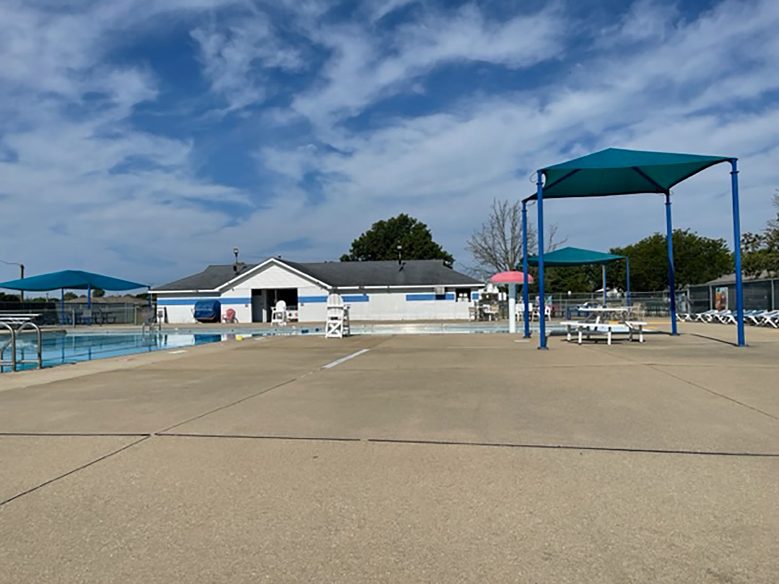 view three of Memorial Pool