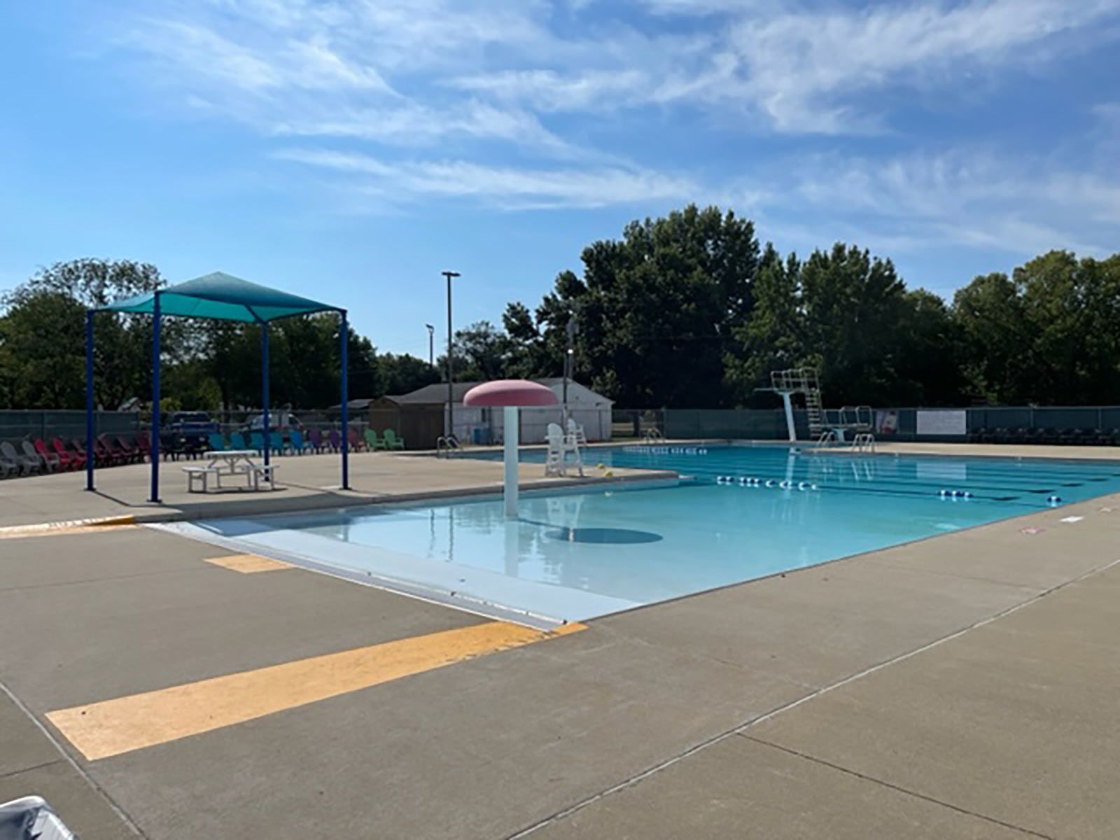 view five of Memorial Pool