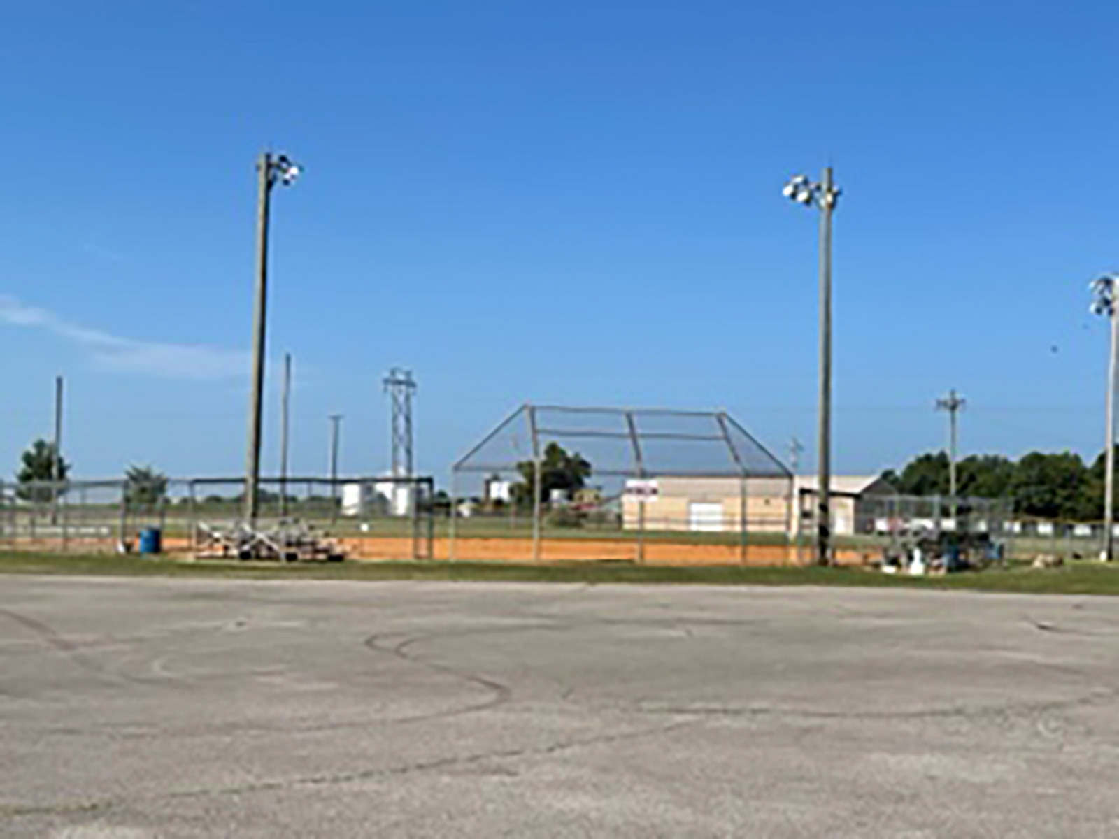 baseball and softball field at Walton Park
