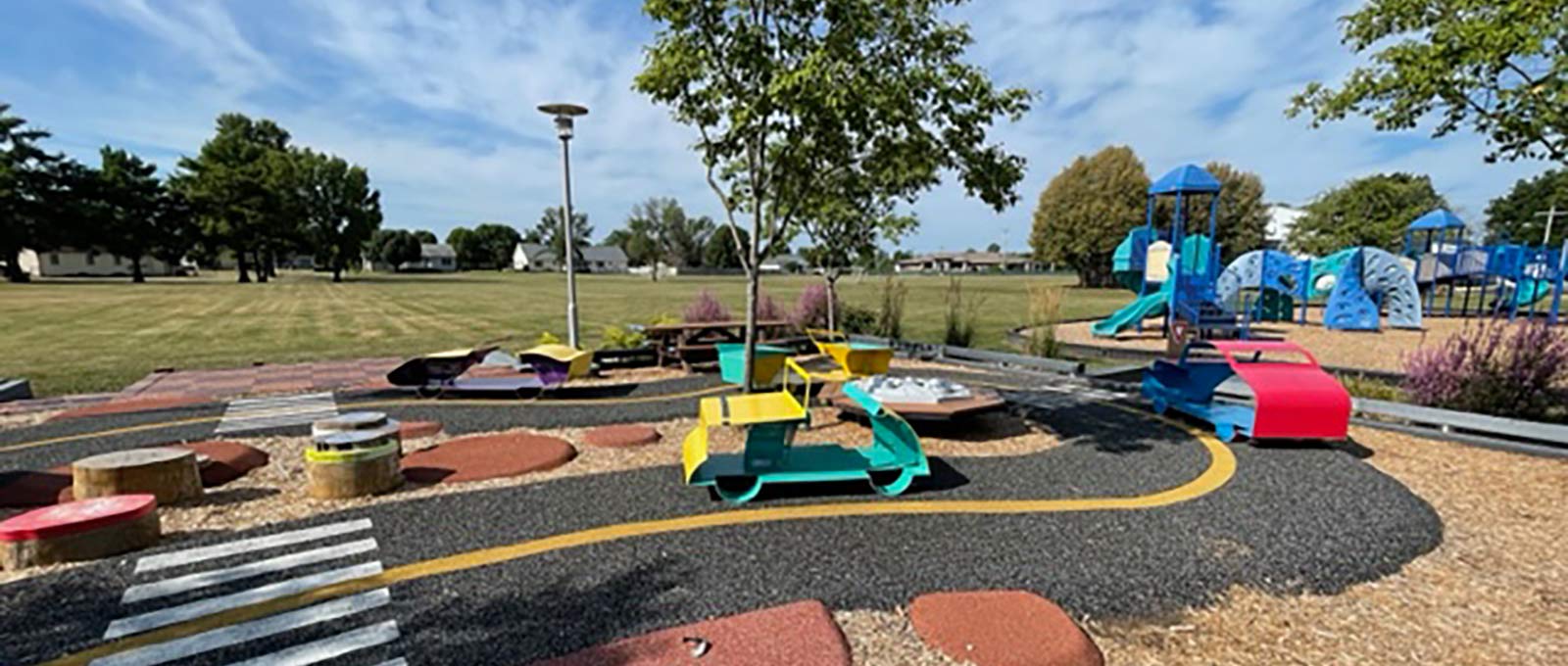 playground equipment at Davis Park